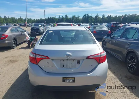 2016 Toyota Corolla Le from USA, damaged, VIN 2T1BURHE6GC488288